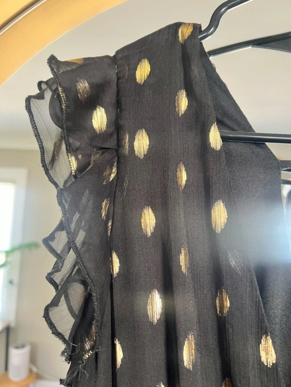 Lulus Black and Gold Dress - Picture 7 of 10